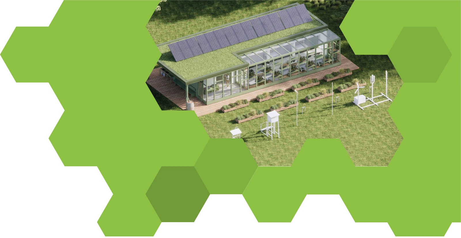 Zielona Klasa GreenLab – nowoczesna szklarnia edukacyjna z panelami fotowoltaicznymi